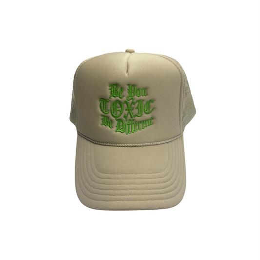 Toxic Signature Arch Trucker Cap-Toxic Clothing LLC