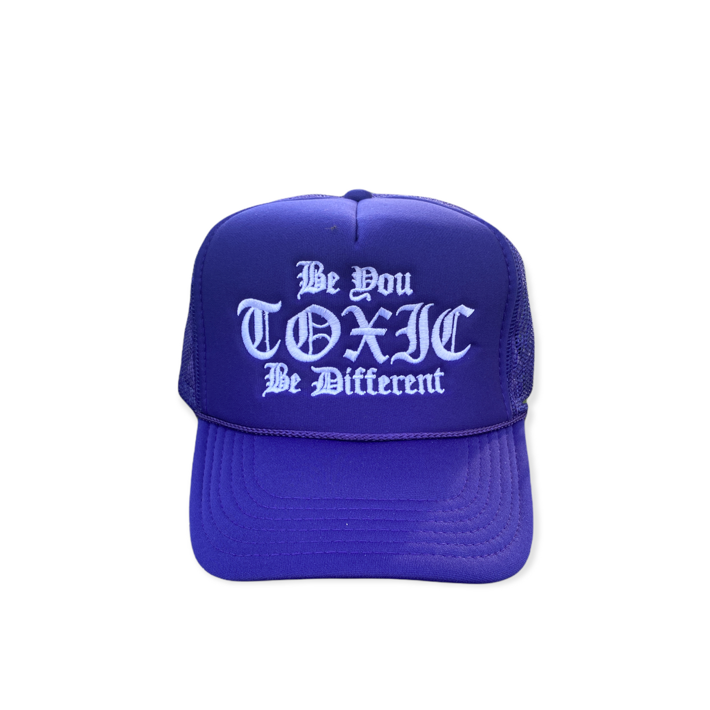 Toxic Signature Slogan Trucker Cap-Toxic Clothing LLC