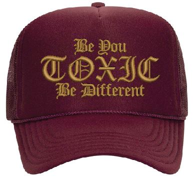 Toxic Signature Slogan Trucker Cap-Toxic Clothing LLC