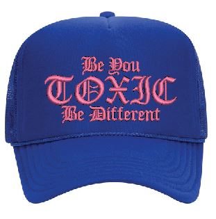 Toxic Signature Slogan Trucker Cap-Toxic Clothing LLC